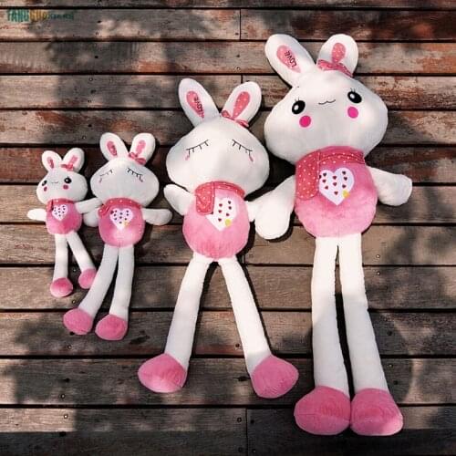 60-150cm Soft Stuffed Plush Animals Dolls Rabbit Plush Toys Cute Kids Toy 100% Cotton girl Gift