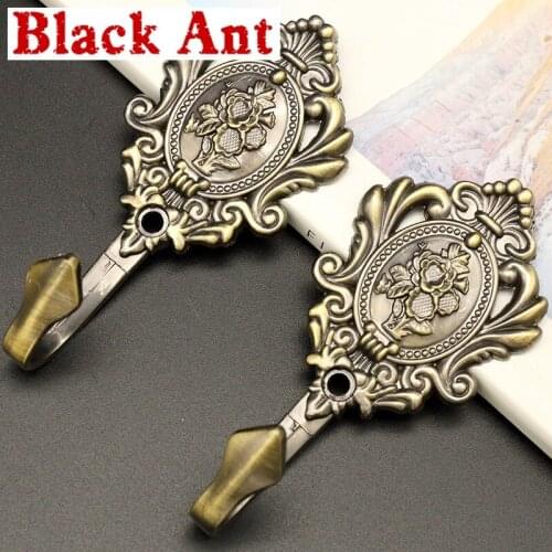 Wholesale Curtain Accessories Europe Retro Wall Hooks For Hang Curtain Holder Ear Buckle Tie Back Straps CP-JD733T3