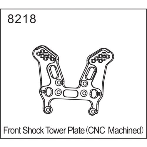 ZD racing 9020 9116 9021 MT8 CNC aluminum alloy front shock absorber fixing plate 8218