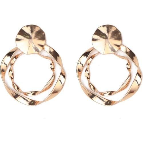 Pri Jin New Earrings Womens Alloy Irregular Geometric Elements Earrings Creative Earrings Dangle Earrings Party Jewelry