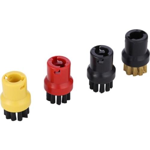 2pcs/set Steam Cleaning Brush Small Round Brushes For Karcher SC1 SC2 SC3 SC4 SC5 SC7 CTK10 Home Replacement Dust Remove New