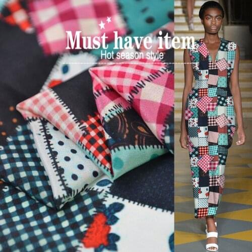 Sand washed mulberry silk crepe de chine fabric cloth meter 12 mm printed soft waxy shirt dress fabric alibaba express