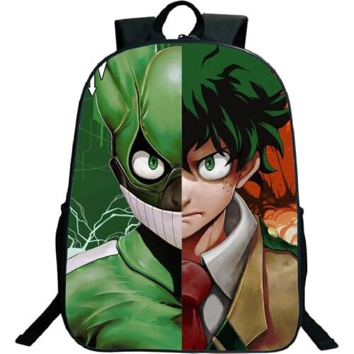 Boku No Hero Academia Shoto Todoroki Split Mochila Students Boys Girls Cool Pattern Schoolbag Fashion Book Backpack for Teens