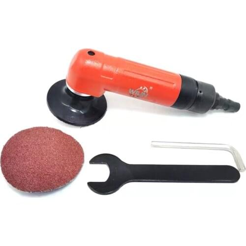 2" Inch Pneumatic Disc Sander Roloc Surface Conditioning Disc Polisher Right Angle Pistol Prep Finishing Grinder Metal Polishing