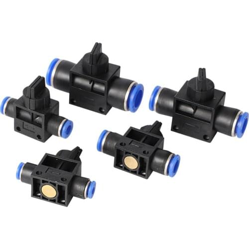 Improvement Pneumatic Air 2 Way Quick Fittings Push Connector Tube Hose Plastic 4mm 6mm 8mm 10mm 12mm Pneumatic Parts