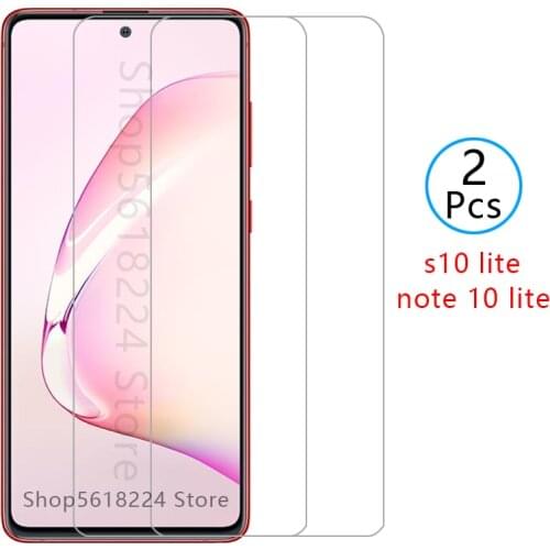 Original protective glass for samsung note 10 lite tempered glas screen protector on galaxy s10 light note10 not 10lite samsun