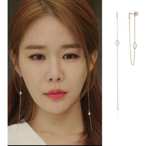 2021 fashion new tassel long line Earrings Korean style elegant high quality Earrings