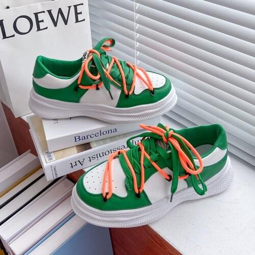 2021 Designer Sneakers Women Casual Vulcanized Shoes Fashion Sport Ladies Trainer Breathable Chunky Autumn Platform Basket Femme