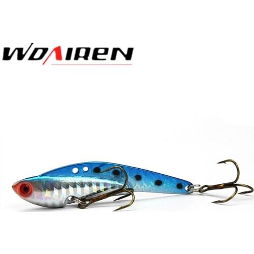 1Pcs 7.5cm 25g Fishing Lure VIB winter Ice Fishing Hard Bait Minnow Pesca Isca Artificial Bait Crankbait Swimbait Winter Fishing