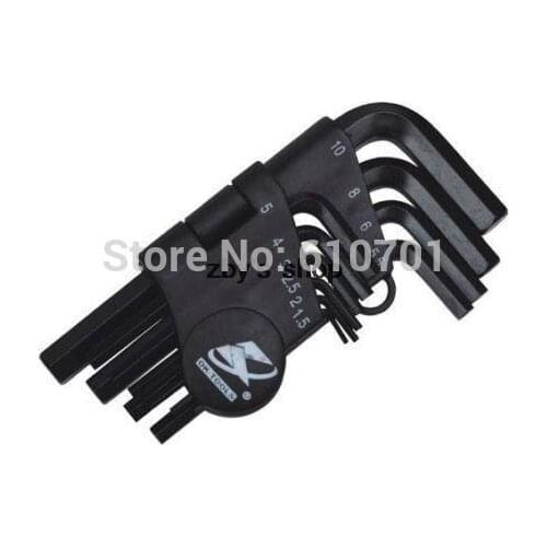 10 Piece Hex Key L Allen Wrench Metric Set Long+Short Arms Hand Driver Tools