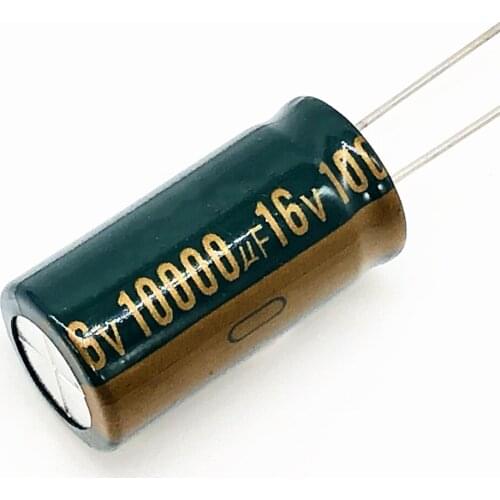 2pcs/lot P81 10000uf16V Low ESR/Impedance high frequency aluminum electrolytic capacitor size 16*30 16V 10000uf 20