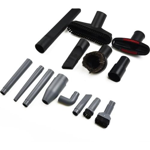 15pcs/Set Vacuum Cleaner Accessories Durable Suction Head Flat Nozzle Brushes 32MM/35MM Home Dusting Crevice Stair Tool Kit