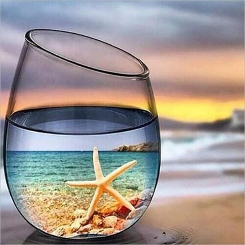 Diamond Painting Full Square/Round Scenery Diamond Embroidery Sale Landscape Rhinestones Pictures Diamond Mosaic Bottle