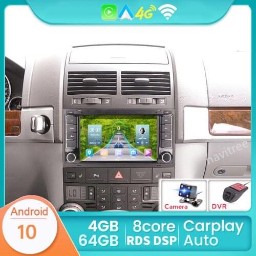 Car Radio 2 Din Android With Screen For Volkswagen VW Touareg T5 Transporter Multivan Auto Audio Multimedia Have BT Dvd SWC BT