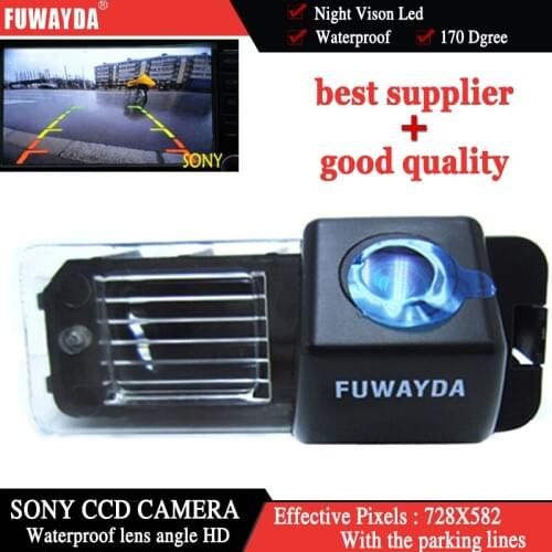 FUWAYDA SONYCCD Car RearView Reverse Backup Parking Camera with the parking lines for VW Volkswagen Polo V (6R) Golf 6 VI Passat