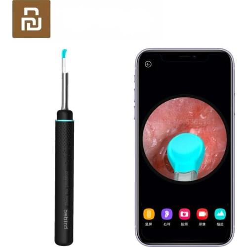 Bebird M9 Pro Smart Visual Ear Stick In-Ear Cleaning Endoscope Mini Camera Otoscope Borescope With Magnetic Charging Base