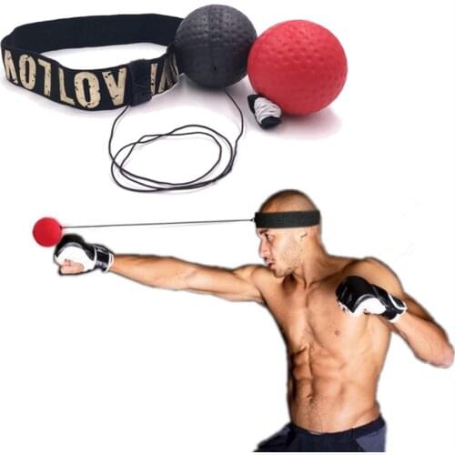 Boxing Reflex Speed Punch Ball Boxer Raising Reaction Force Hand Eye Training Set Stress Mma Sanda Gym Boxing Muay Thai Exercise
