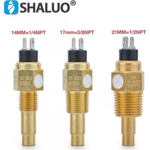 VDO Diesel Engine Water Temperature Sensor 120C alarm generator part transmision universal brand origin electric sensor