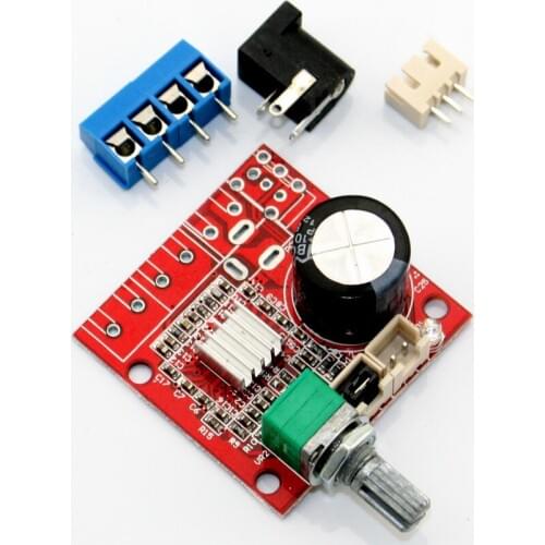 DC12V 15W+15W 4ohm PAM8610 HiFi mini digital power amplifier board