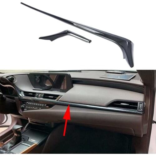 Fit For Lexus ES350 ES300h 2019 2020 2021 Car Accessories Center Console Molding Decor Strips Panel Cover Trim Kit