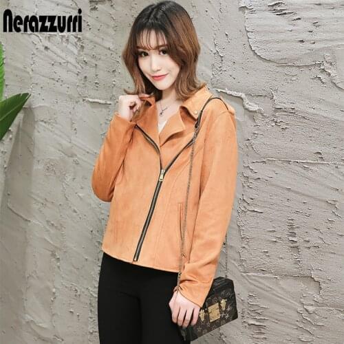 Женские замшевые куртки Nerazzurri China At AliExpress
