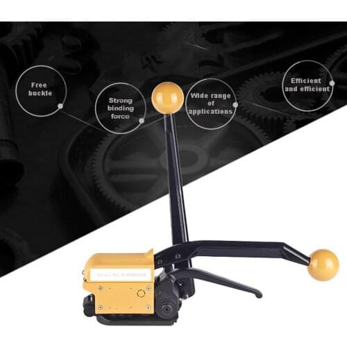 New Portable Manual Free Buckle Steel Strapping Machine Steel Belt Handheld Packaging Equipment Portable Packaging Machine A333