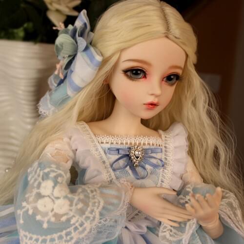 FULL SET Top quality 1/3 bjd girl 60cm pvc doll wig clothes all included night lolita reborn baby doll haixier best gift kid toy