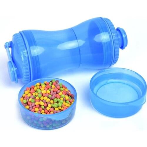 Portable Pet Dog Water Bottle Outdoor Training Food Storage Bottle PP Dogs Water Dispenser for Large Dogs Pets Accessories Stuff
