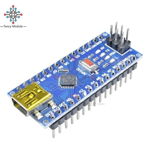 Soldered Nano V3.0 ATmega328P CH340G 5V 16M Microcontroller Board for Arduino NANO 328P NANO 3.0 Mini USB Interface