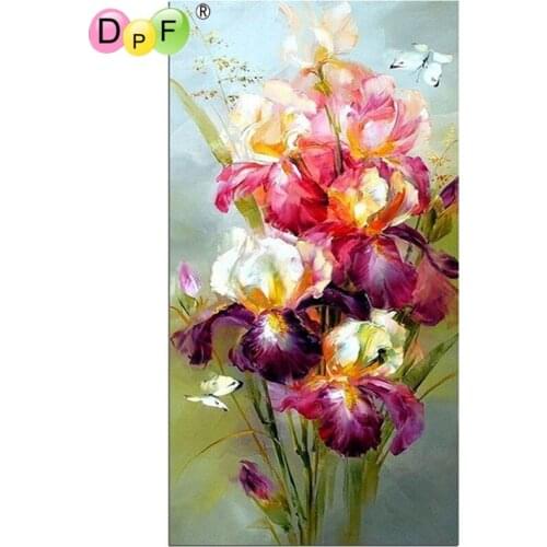 Products for crafts diamond embroidery flowers colorful iris Painting rhinestones mosaic kit Pictures of crystals pattern hobby