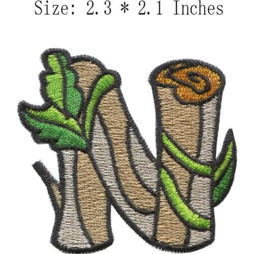 Rose N 2.3"wide DIY new font embroidery patch for fotomurales diosa/artesanato/bouquets