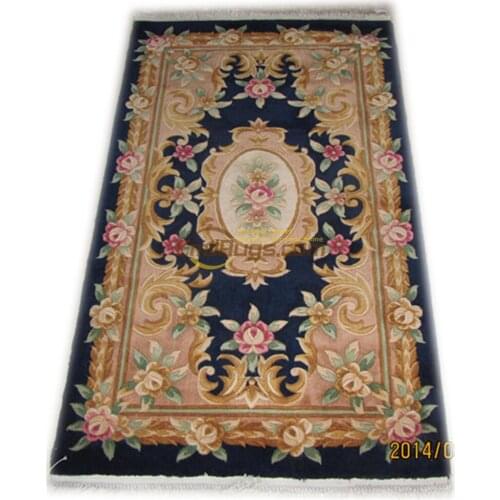 Area rug french machine made Plush Savonnerie Made To Order