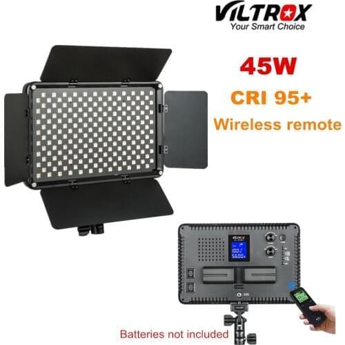 Viltrox VL-S192T 45W Wireless remote LED light Lamp Bi-color for camera photo shooting Studio YouTube Video Live