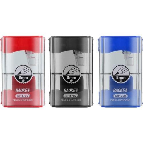 Baoke SH1700 Pencil Sharpener Single-hole Pencil Sharpener Sharpener Pencil Sharpener with Eraser Pencil Sharpener