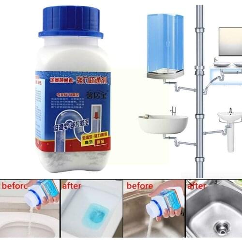 Kitchen cleaning sink sewer cleaner quick processing kitchen pipe tools dredging toilet cleaning household B5T7