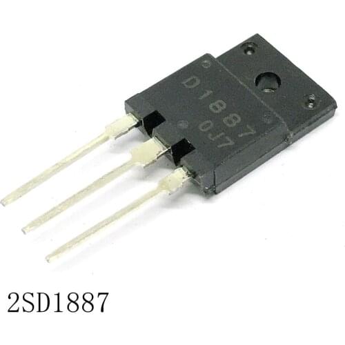 Power switch tube 2SD1887 TO-3P 10A/1500V 10pcs/lots new in stock
