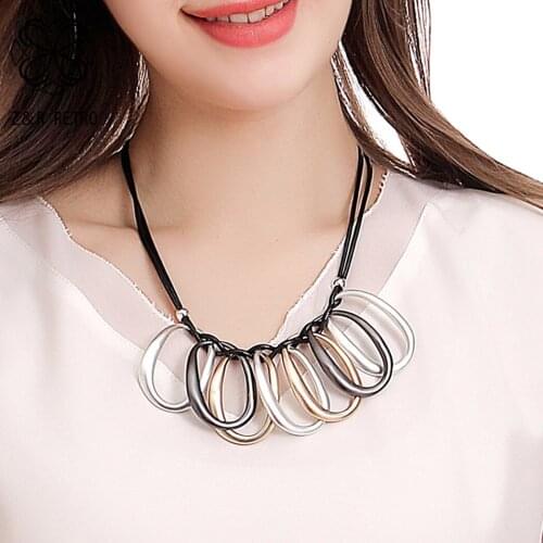 Vintage Neck Choker Simple Collar Statement Necklace 2021 Fashion Costume Body Jewelry for Women Suspension Pendants Accessories