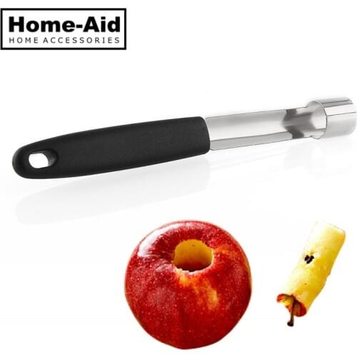 New 1Pcs Stainless Steel Core Seed Remover Fruit Pear Vegetable Cutter Corer Easy Twist Kitchen Tools Gadgets