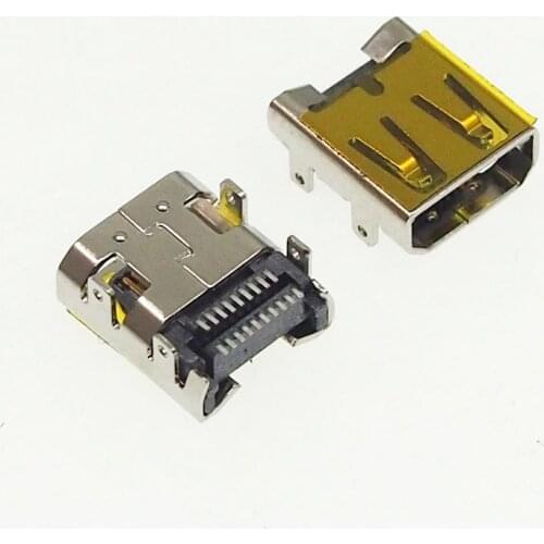 10pcs MICRO HDMI Port Interface HDMI D-type 4 dip Foot Micro HDMI female socket