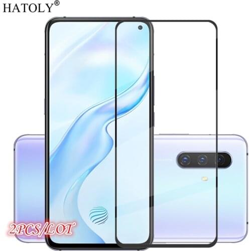 2PCS For Glass Vivo X30 Phone Screen Protector For Vivo X30 Tempered Glass HD Full Glue Cover Protective Film Glass For Vivo X30