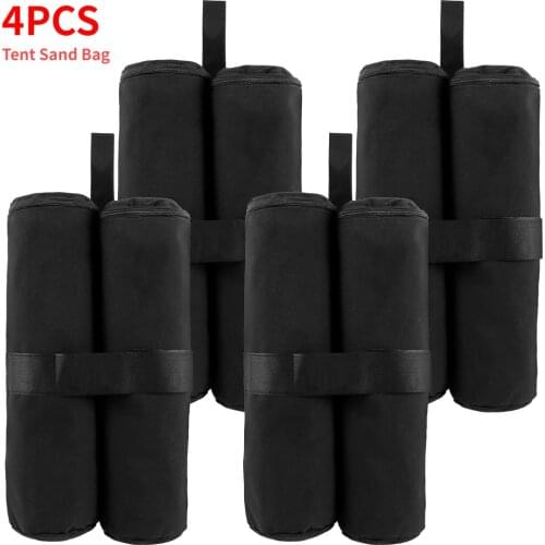 4pcs Outdoor Camping Tent Sand Bag Canopy Weights SandBag Oxford Windproof Fixing Sandbag Tents Tent Camping Accesorios