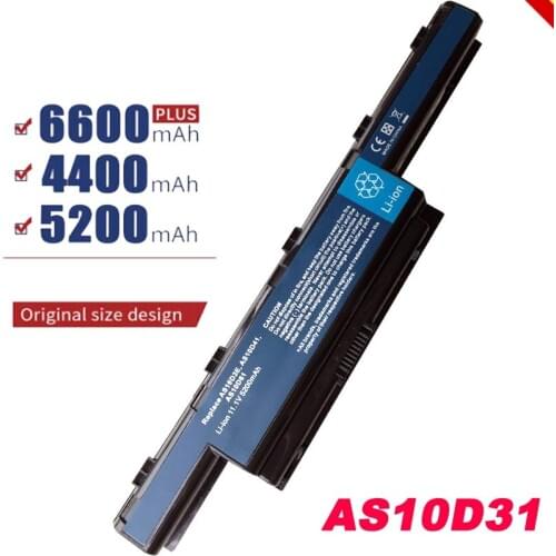 HSW 6CELLS Battery For Acer Aspire 4741 4741G 4251 5741 5750G 7551 AS10D41 AS10D51 AS10D61 AS10D71 AS10D73 AS10D75 AS10D81
