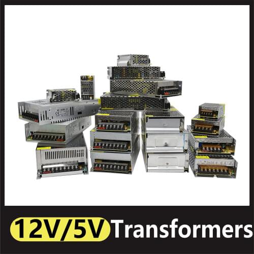 AC 220v to DC 12v 5v Lighting Transformer power switching1A 2A 3A 5A 10A 15A 20A 30A power suply Strip LED Driver Adapter