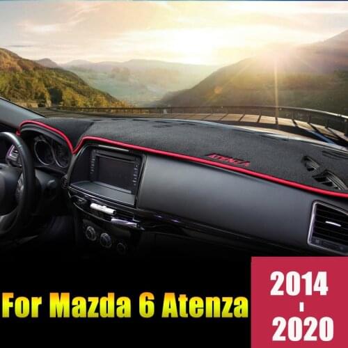For Mazda 6 ATENZA 2014 2015 2016 2017 2018 2019 LHD Car Dashboard Cover Avoid Light Mats Sun Shade Pads Carpet Trim Accessories