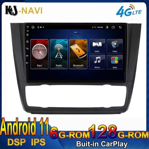 Carplay Android 11 for 1 serie E88 E82 E81 E87 2004-2012 Car Radio Multimedia Video Player GPS Navigation 2 din dvd