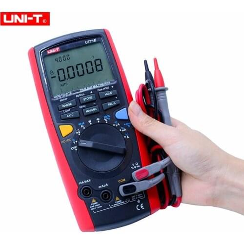Digital Multimeter UNI-T UT71 A UT71B UT71C UT71E Ture Rms Multimeter Auto range 39999 AC/DC voltage with LCD backlight display
