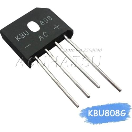 5PCS KBU808 KBU-810 8A 800V diode bridge rectifier new and original IC