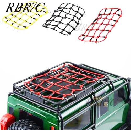 RBR/C Elastic Rope Net Cover Roof Luggage Rack Net Bag Accessories Use For TRX-4 SCX10 Simulation Climbing Remote Control RC Car
