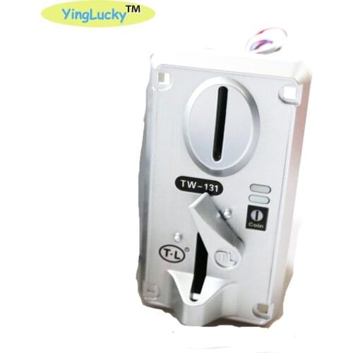TW-131 Coin Acceptor Electronic Roll Down Coin Acceptor Selector Mechanism Vending Machine Mech Arcade Game Ticket Redemption