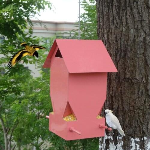 European style wild bird feeder Outdoor bird feeders food container